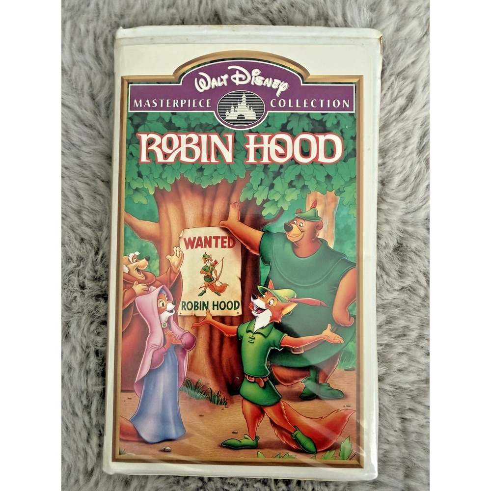 Robin Hood (VHS, 1991) Disney Masterpiece Collection Family Classic 90's movie